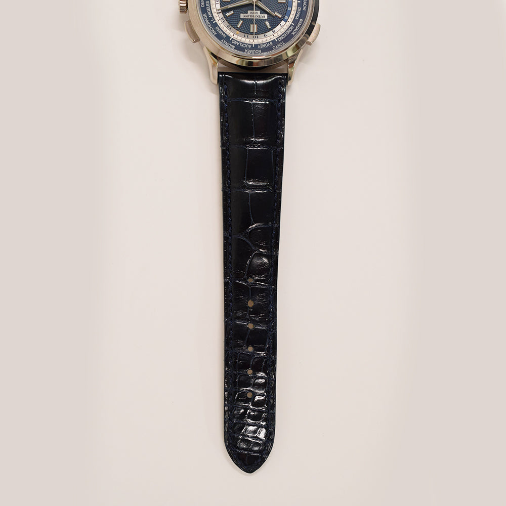World Time 39.5mm Flyback Chronograph - White Gold 5930G-001