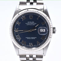 Datejust 36mm Steel and White Gold 16234