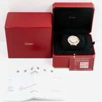 Ballon Bleu de Cartier 42mm Diamond Bezel Rose Gold WE900851