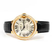 Ballon Bleu de Cartier 42mm Diamond Bezel Rose Gold WE900851