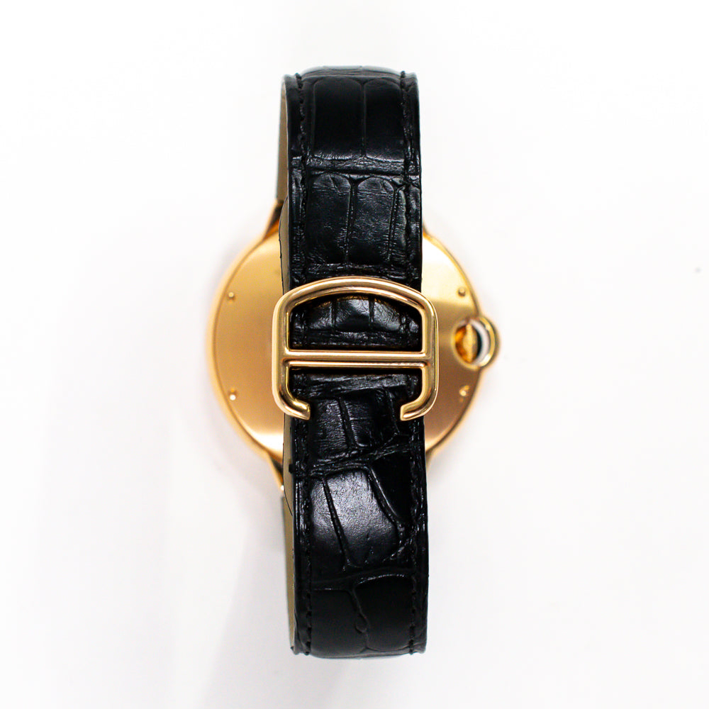 Ballon Bleu de Cartier 42mm Diamond Bezel Rose Gold WE900851