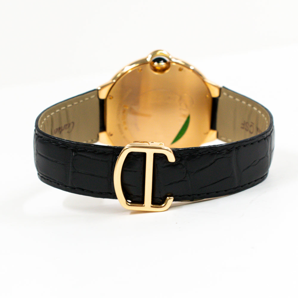 Ballon Bleu de Cartier 42mm Diamond Bezel Rose Gold WE900851