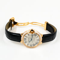 Ballon Bleu de Cartier 42mm Diamond Bezel Rose Gold WE900851
