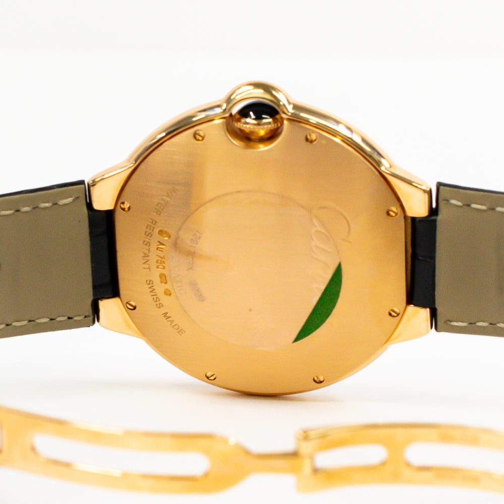Ballon Bleu de Cartier 42mm Diamond Bezel Rose Gold WE900851