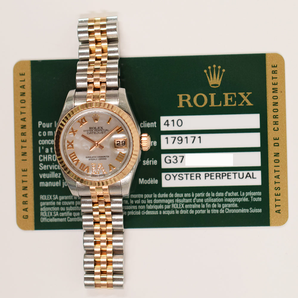 Datejust 26mm Steel and Rose Gold 179171NR