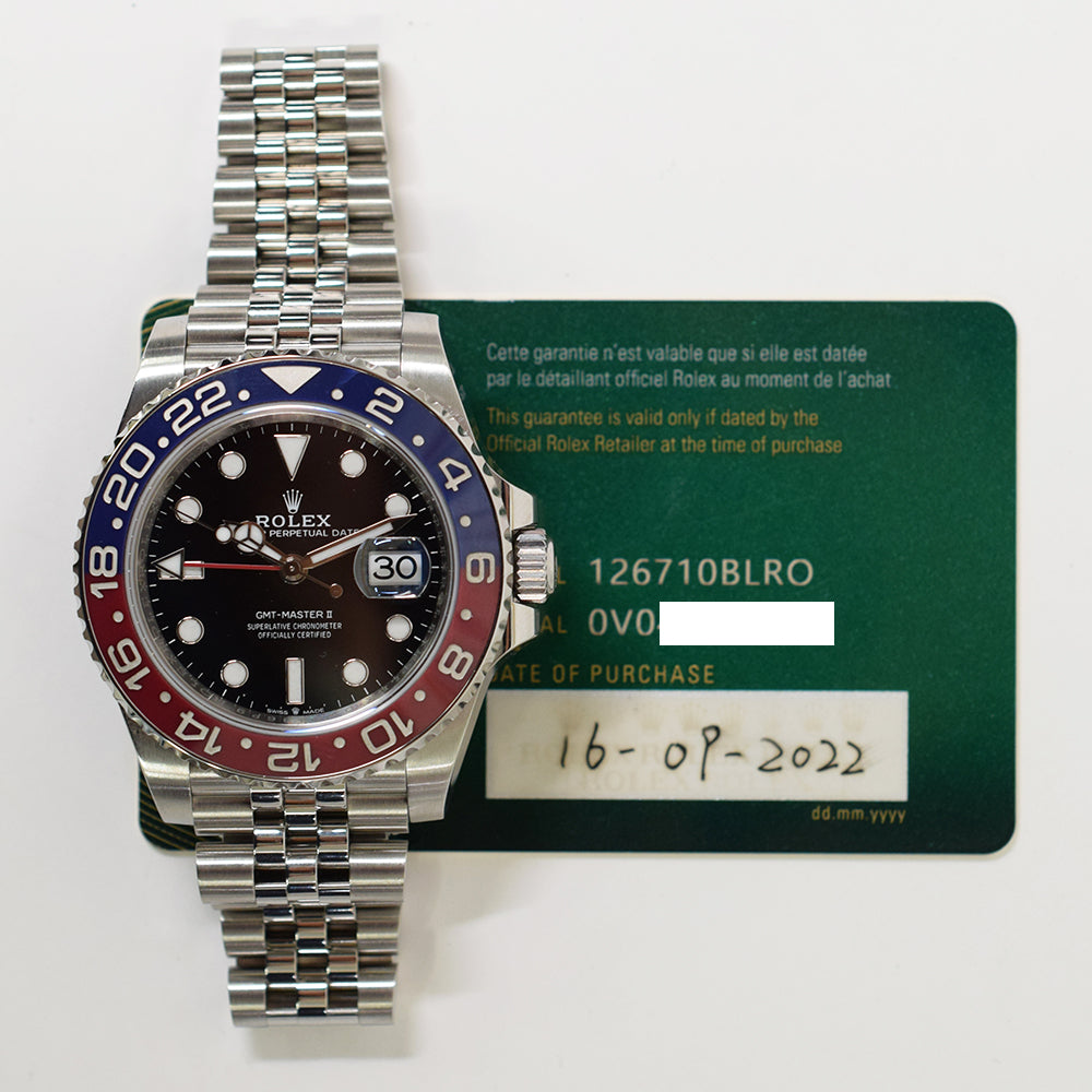 GMT-Master II "Pepsi" Steel 126710BLRO