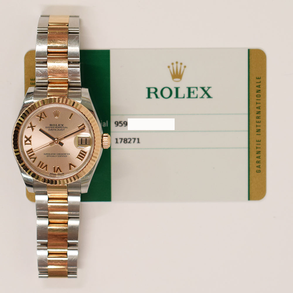 Datejust 31mm Steel and Rose Gold 178271