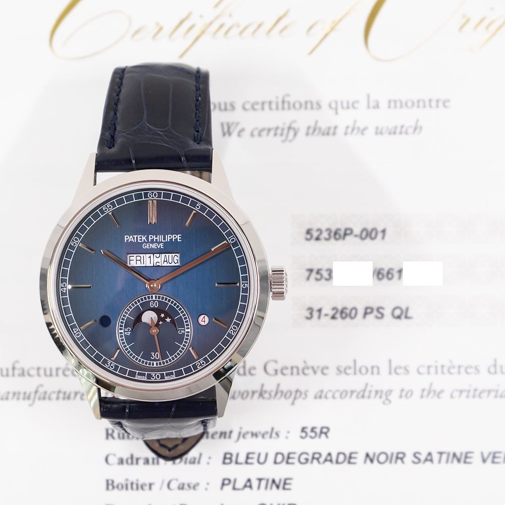 Grand Complications In-line Perpetual Calendar 41.3mm Platinum 5236P-001