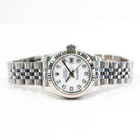 Lady Datejust 26mm Steel and White Gold 179174G
