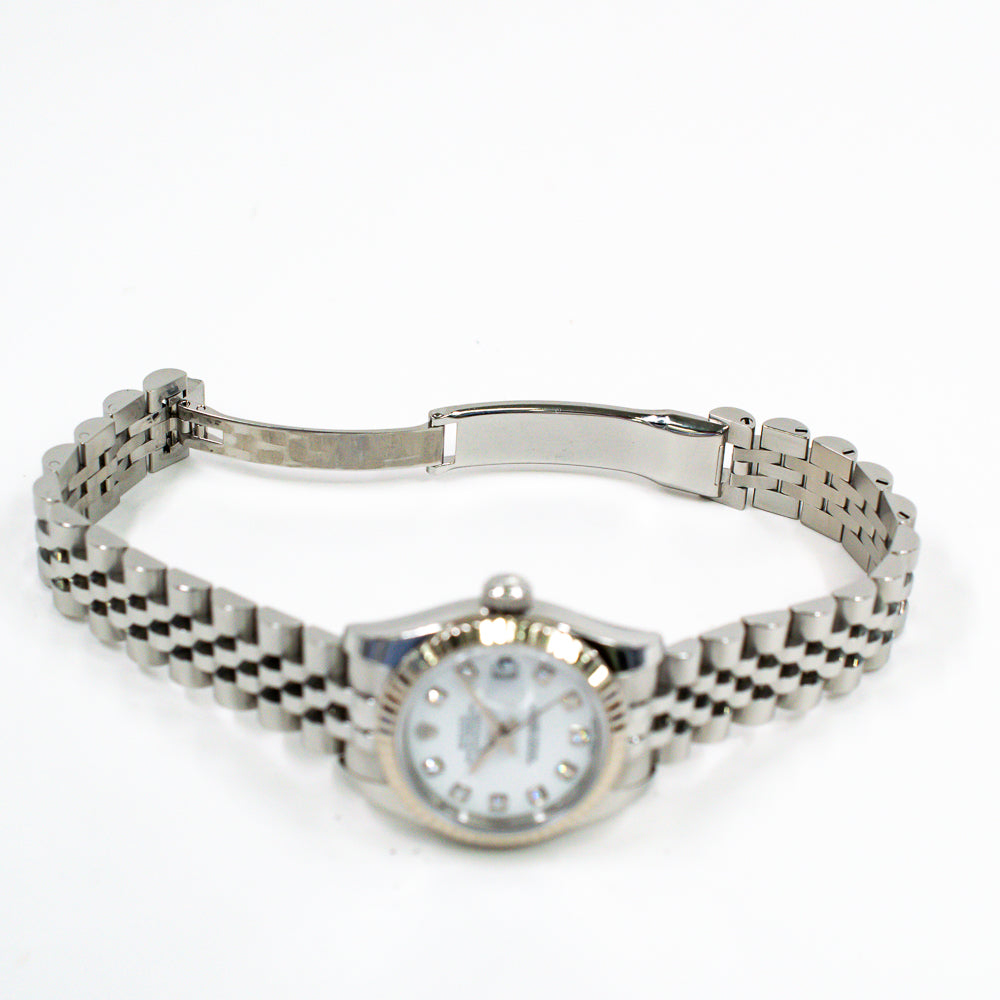 Lady Datejust 26mm Steel and White Gold 179174G