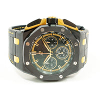 Royal Oak Offshore Self Winding Chronograph 43mm Black Ceramic and Yellow Gold 26420CE.OO.A127CR.01