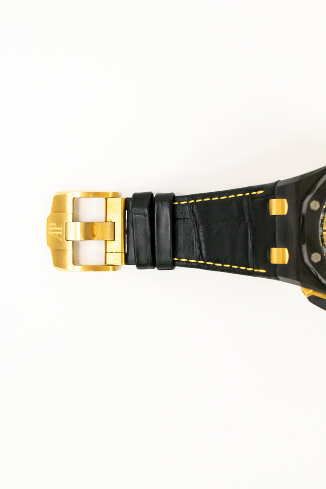 Royal Oak Offshore Self Winding Chronograph 43mm Black Ceramic and Yellow Gold 26420CE.OO.A127CR.01