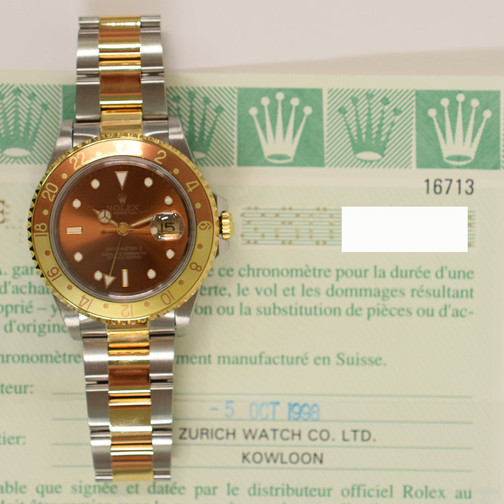 GMT-Master II 40mm Aluminium Bezel 16713