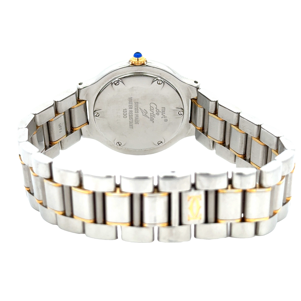 Pre-Owned Cartier Must de Cartier 21 Watch Ref. 1330 Steel & Gold