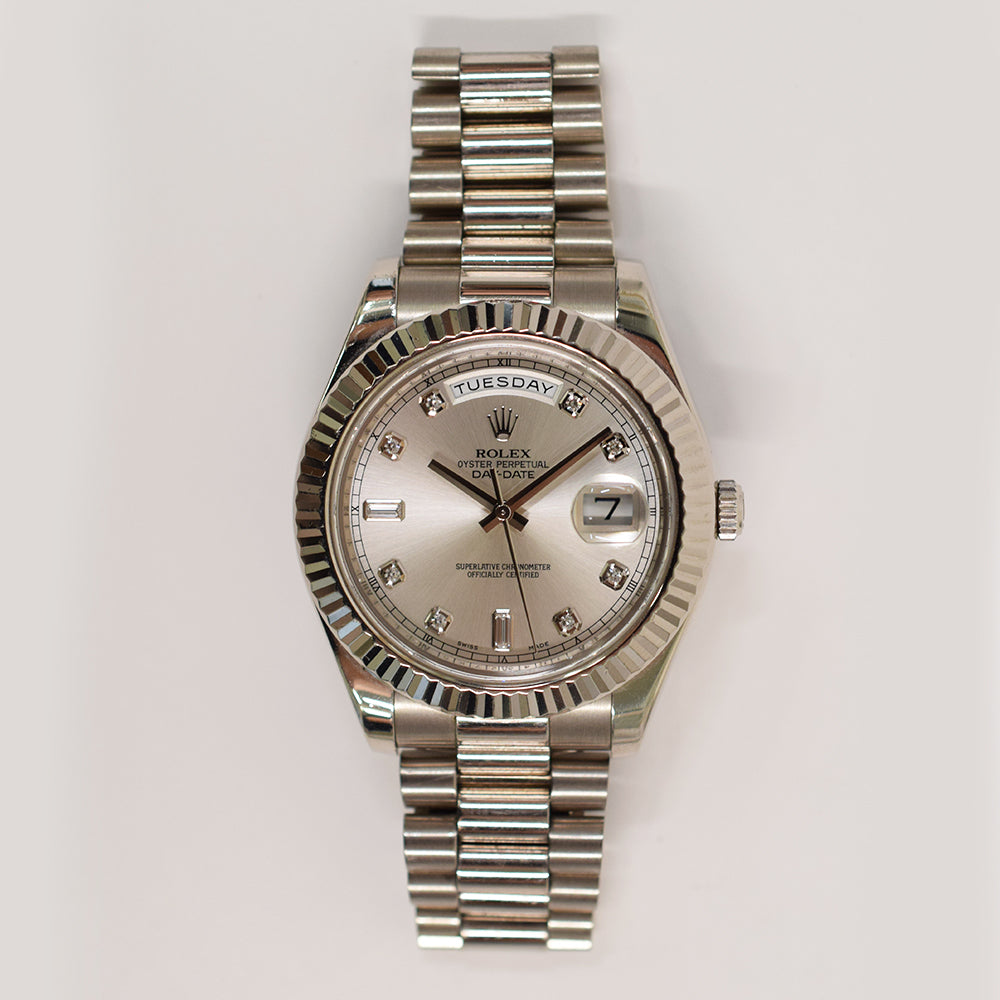Day-Date President 41mm White Gold 218239A