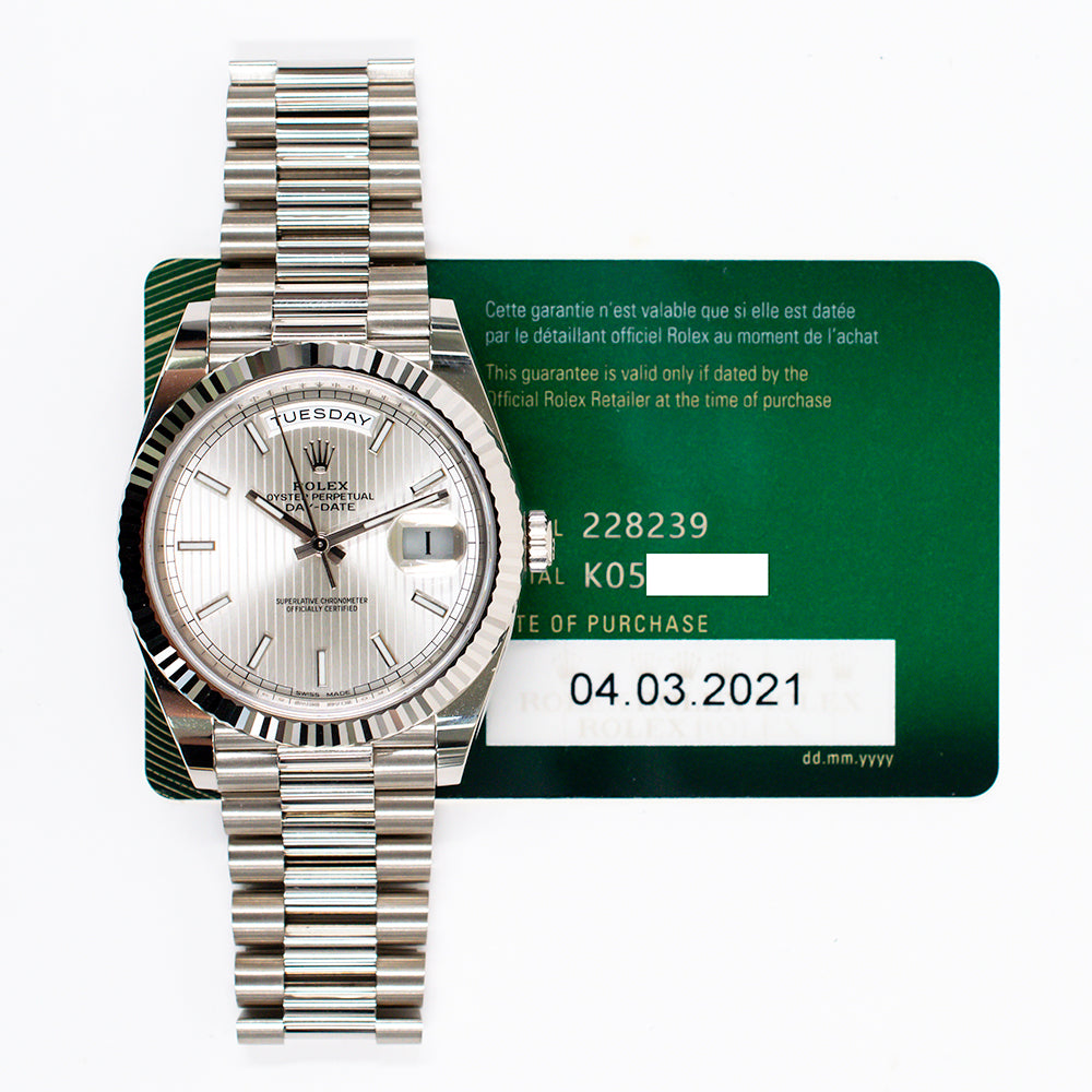 Day-Date 40mm White Gold 228239