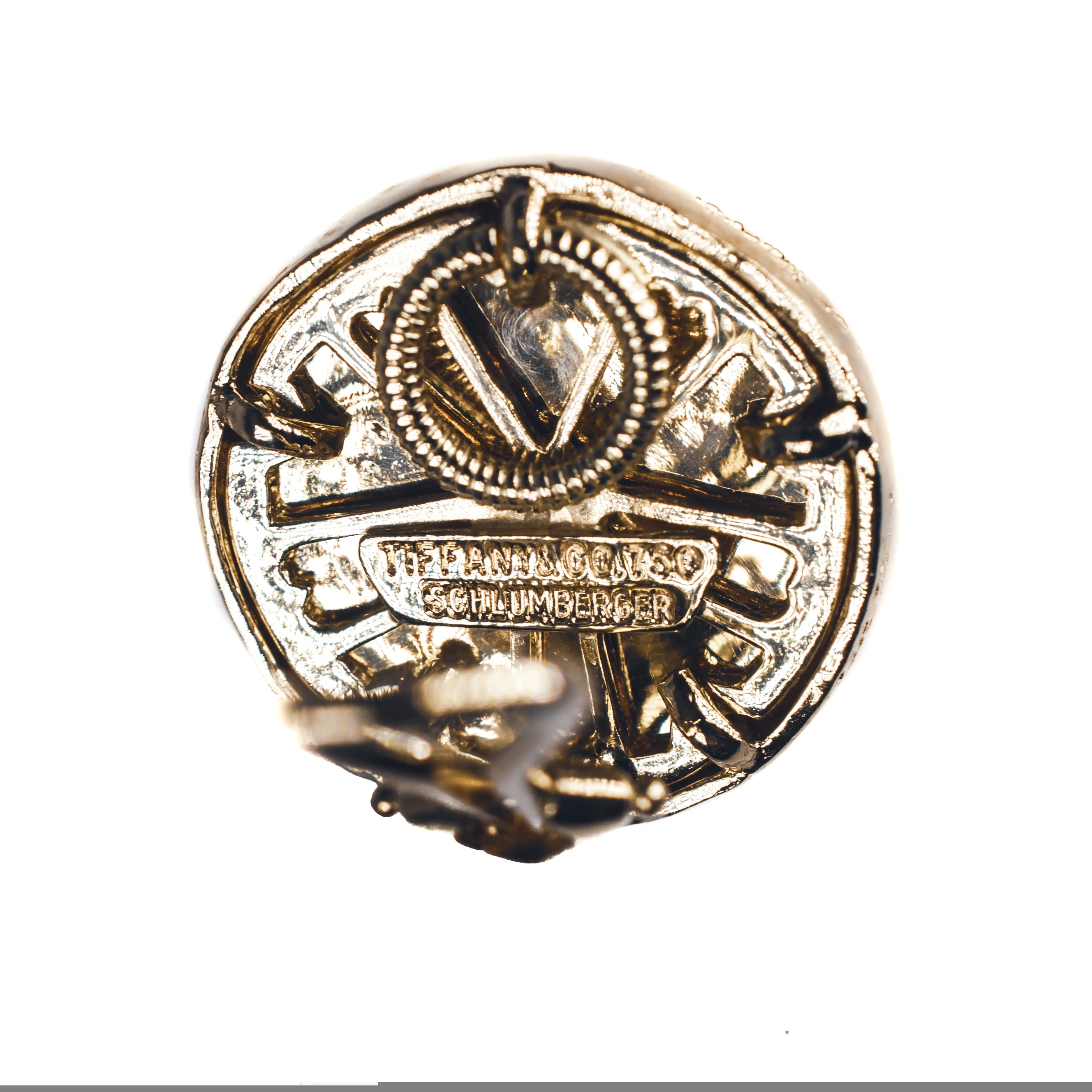 E- 18kt yg  Schlumberger Tiffa