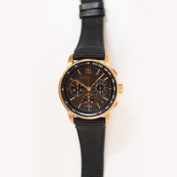Code 11.59 41mm Rose Gold Black Rubber-Coated Strap 26393NR.OO.A002KB.01