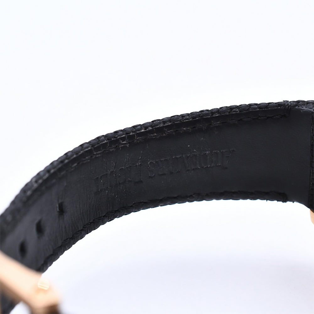 Code 11.59 41mm Rose Gold Black Rubber-Coated Strap 26393NR.OO.A002KB.01