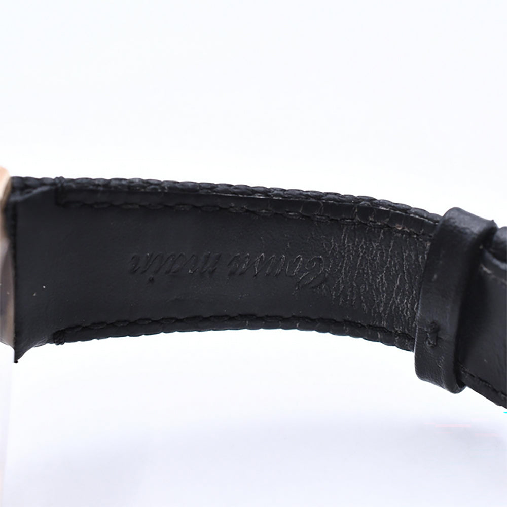 Code 11.59 41mm Rose Gold Black Rubber-Coated Strap 26393NR.OO.A002KB.01