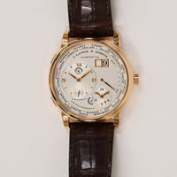 Lange 1 Time Zone 41.9mm Rose Gold Manually Winding 116.032