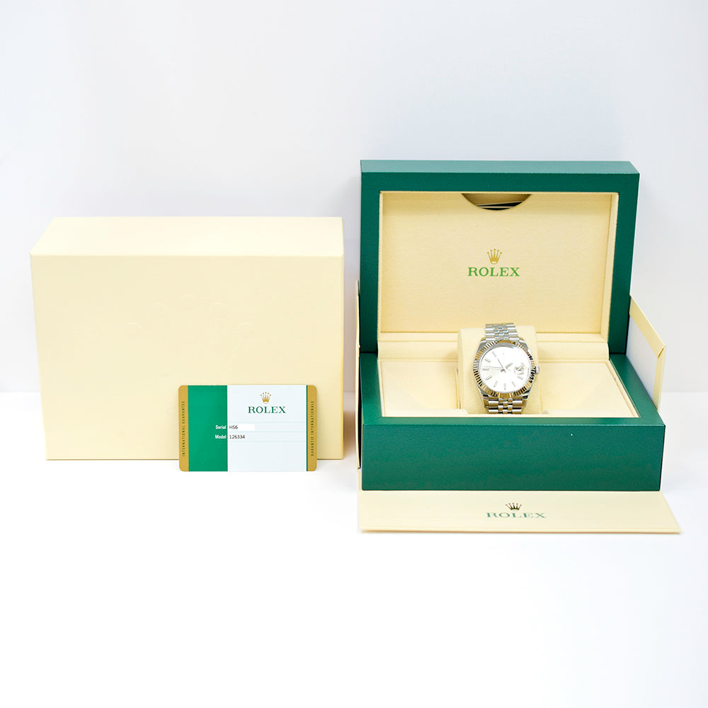 Datejust 41mm Steel and White Gold 126334