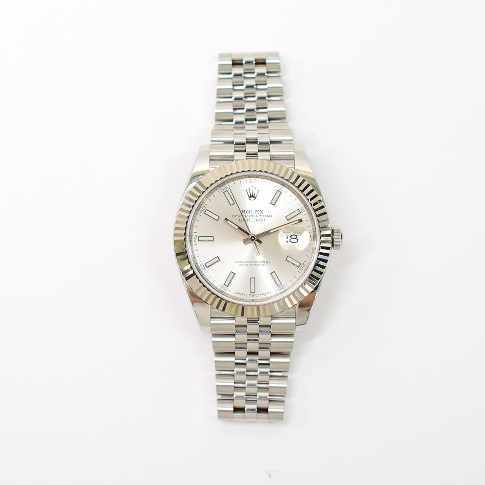 Datejust 41mm Steel and White Gold 126334