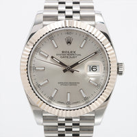 Datejust 41mm Steel and White Gold 126334