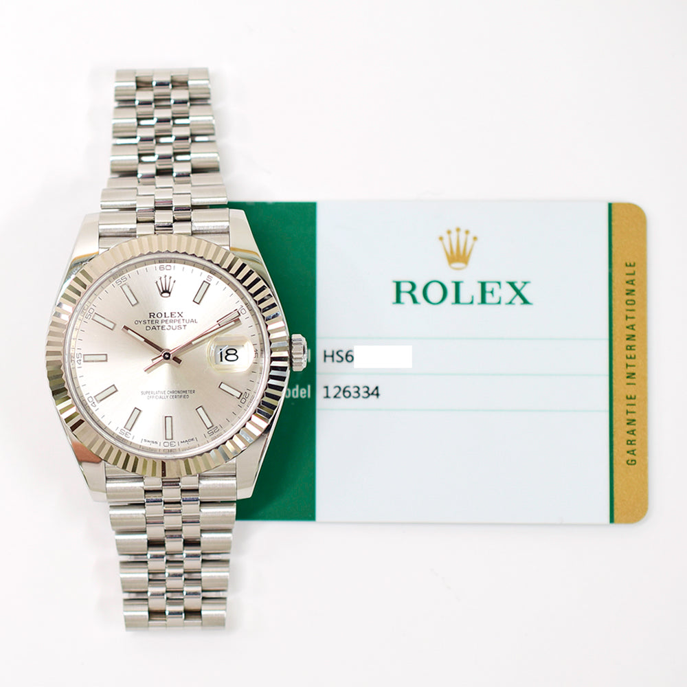 Datejust 41mm Steel and White Gold 126334