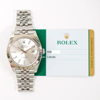 Datejust 41mm Steel and White Gold 126334