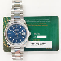 Datejust 36mm Domed Bezel Steel 126200