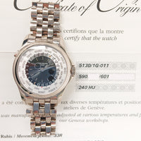 World Time 39.5mm White Gold 5130/1G-011