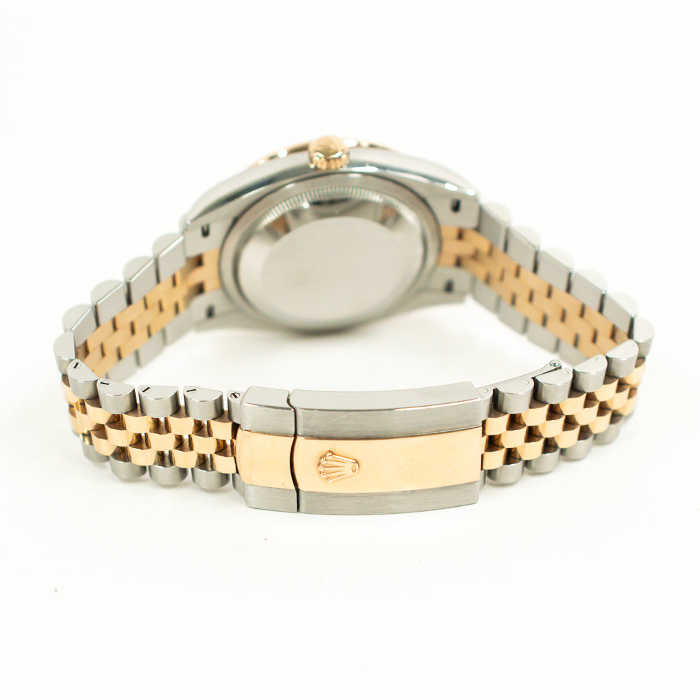 Datejust 36mm Diamond Bezel Steel and Rose Gold 126281RBR