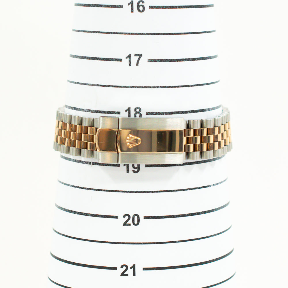Datejust 36mm Diamond Bezel Steel and Rose Gold 126281RBR