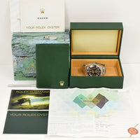 Sea-Dweller Vintage Plexi 40mm Steel Black  Aluminum Bezel  16600