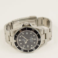 Sea-Dweller Vintage Plexi 40mm Steel Black  Aluminum Bezel  16600