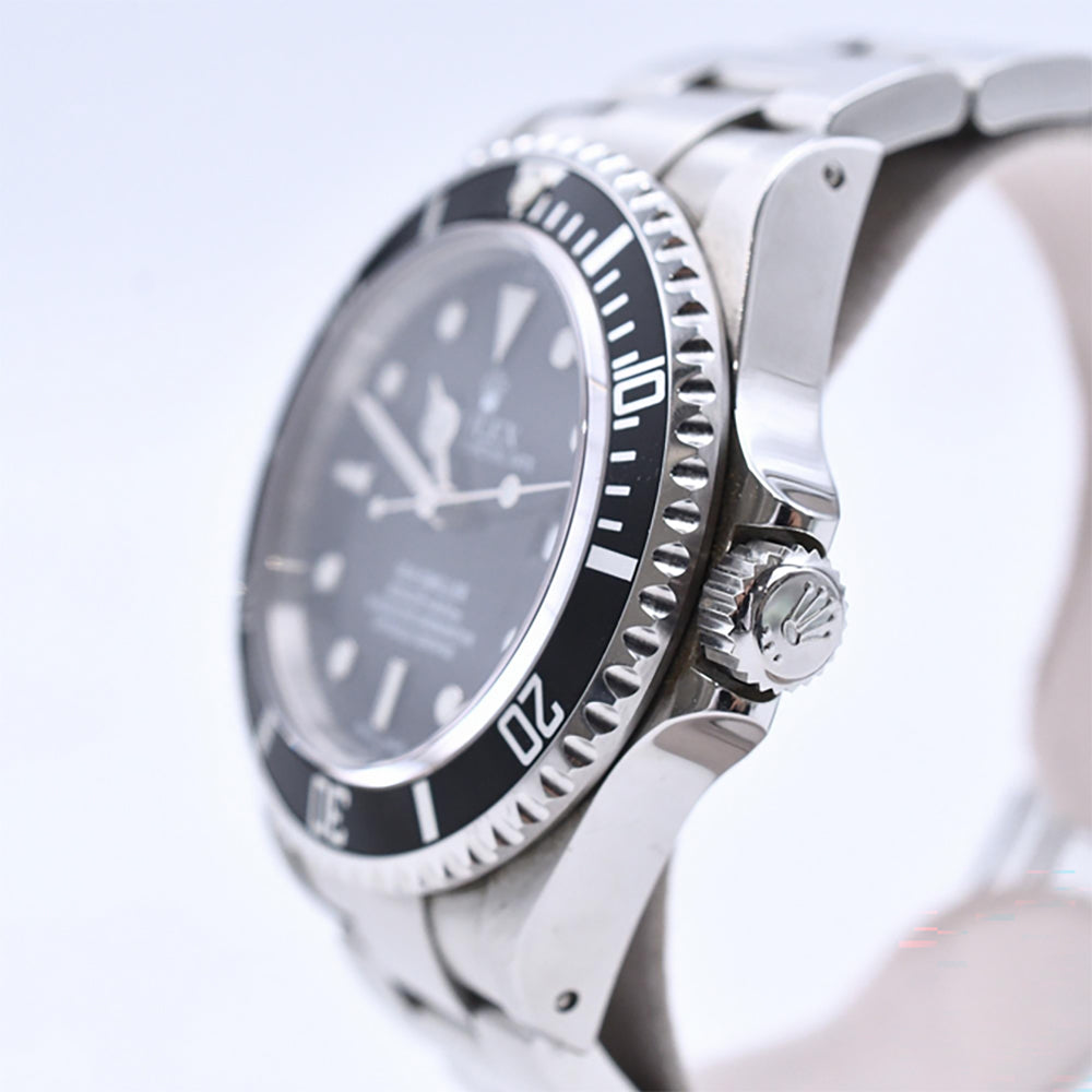 Sea-Dweller Vintage Plexi 40mm Steel Black  Aluminum Bezel  16600
