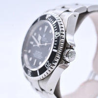 Sea-Dweller Vintage Plexi 40mm Steel Black  Aluminum Bezel  16600
