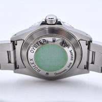 Sea-Dweller Vintage Plexi 40mm Steel Black  Aluminum Bezel  16600
