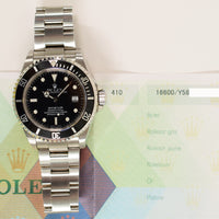 Sea-Dweller Vintage Plexi 40mm Steel Black  Aluminum Bezel  16600
