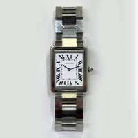 Tank Solo Large - Steel 34.8mm x 27.4mm Quartz W5200014