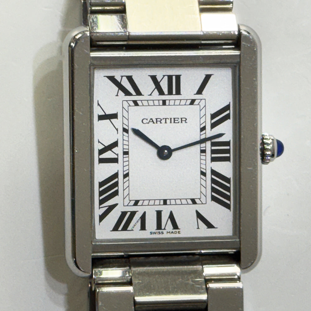 Tank Solo Large - Steel 34.8mm x 27.4mm Quartz W5200014