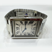 Tank Solo Large - Steel 34.8mm x 27.4mm Quartz W5200014