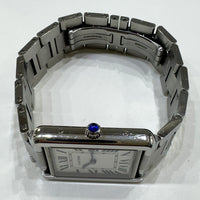 Tank Solo Large - Steel 34.8mm x 27.4mm Quartz W5200014
