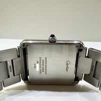 Tank Solo Large - Steel 34.8mm x 27.4mm Quartz W5200014