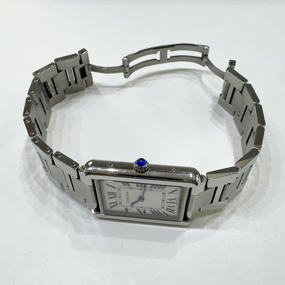 Tank Solo Large - Steel 34.8mm x 27.4mm Quartz W5200014
