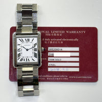 Tank Solo Large - Steel 34.8mm x 27.4mm Quartz W5200014