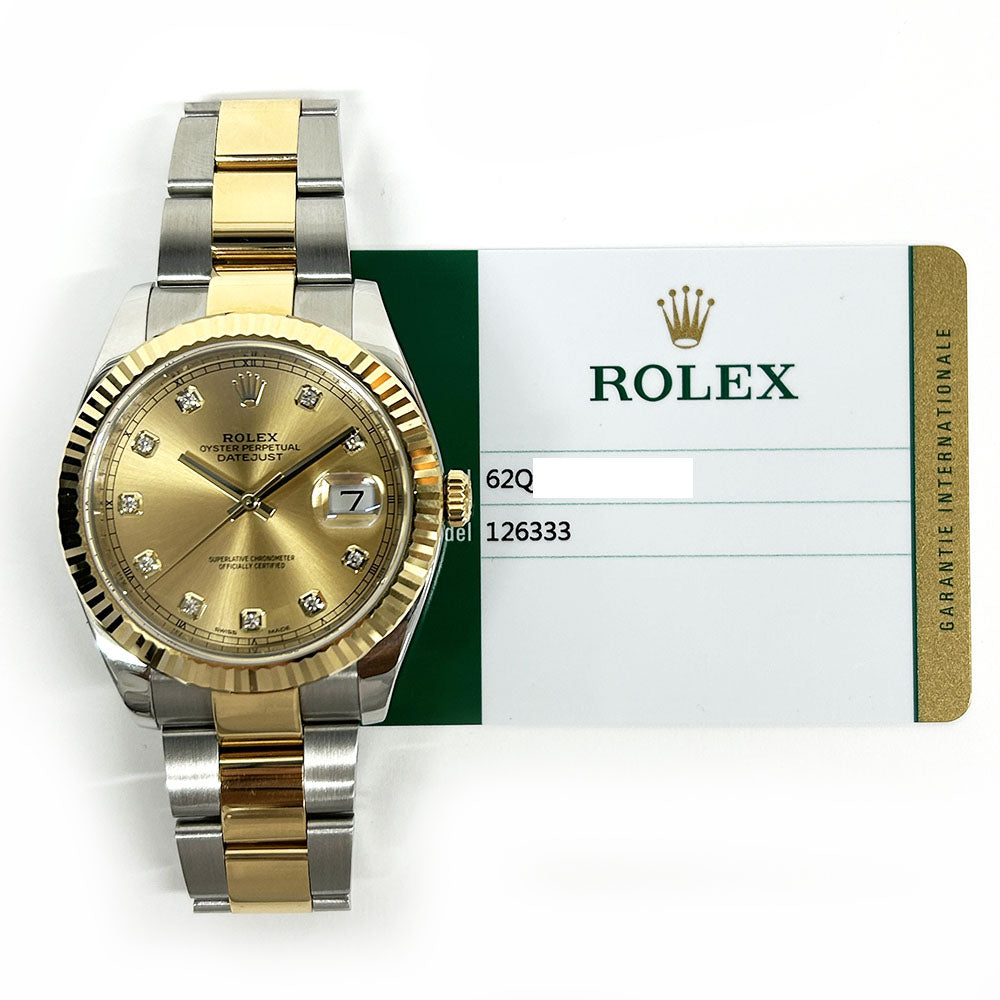 Datejust 41mm Steel and Yellow Gold 126333