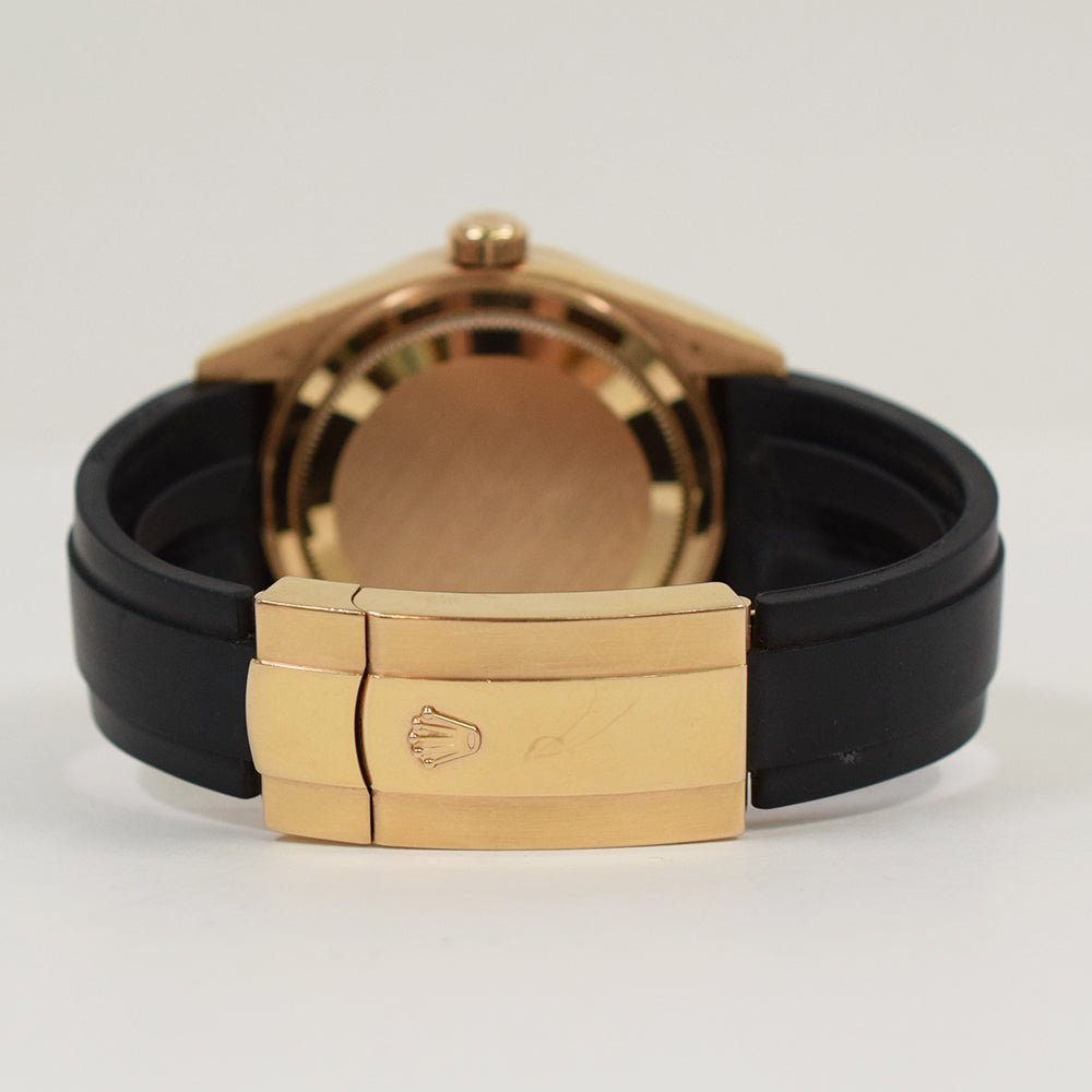Sky-Dweller Rubber Strap Rose Gold 326235