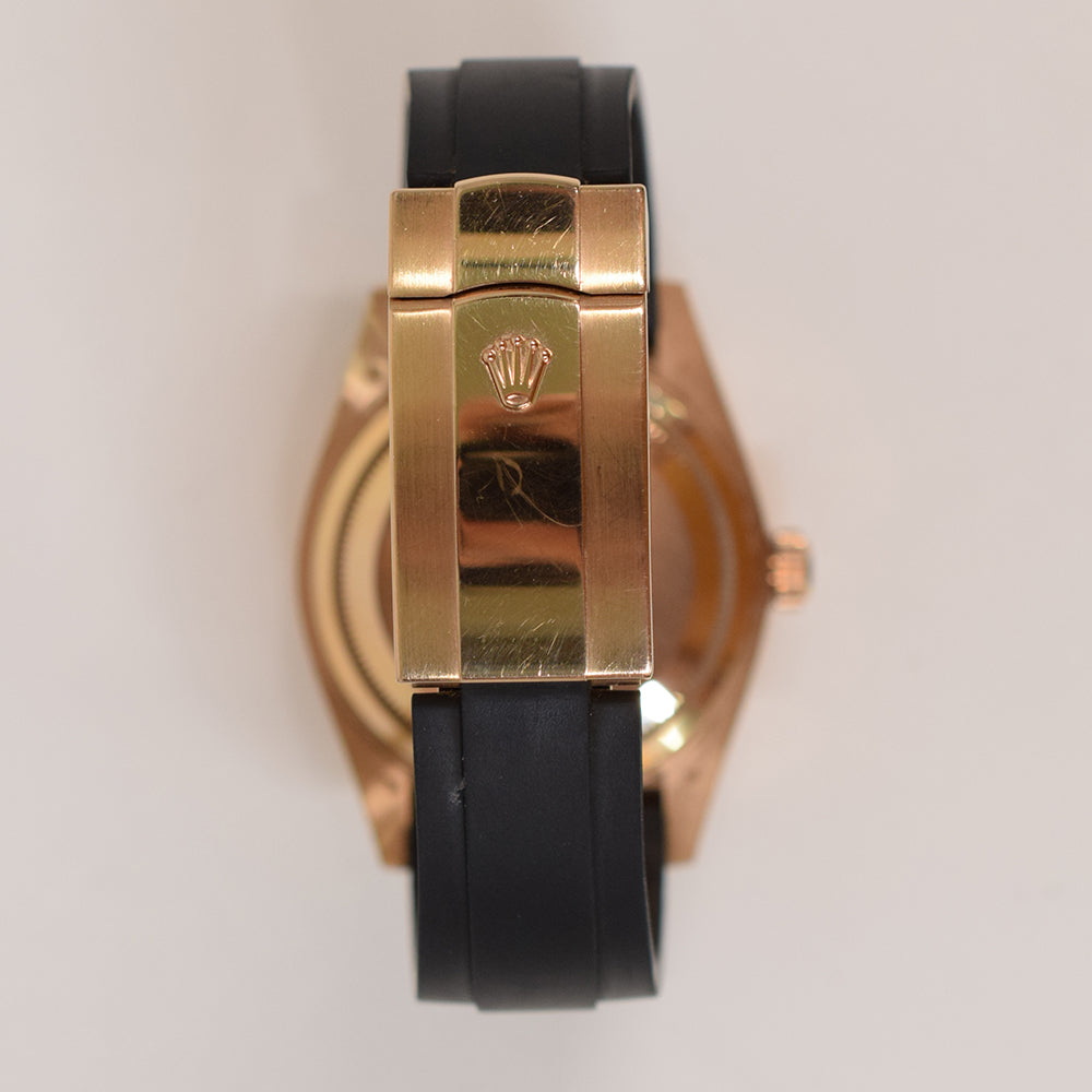 Sky-Dweller Rubber Strap Rose Gold 326235